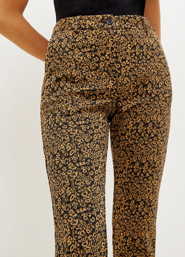 Liu Jo Animal Print Chinos Hose Damen Metal | EIJ-942385