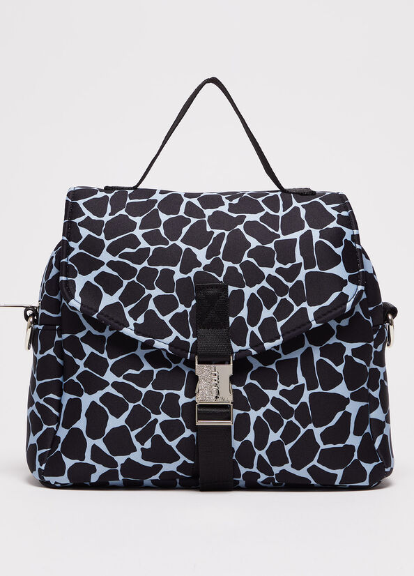 Liu Jo Animal Print Trunk Handtasche Damen Blau | PCJ-147532