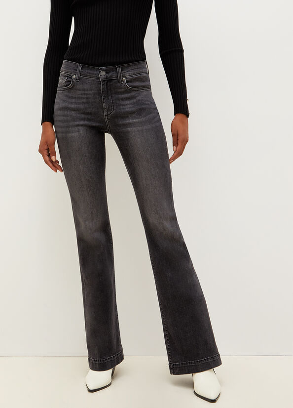 Liu Jo Denim Authentic With Rhinestones Straight Jeans Damen Schwarz | RET-418397