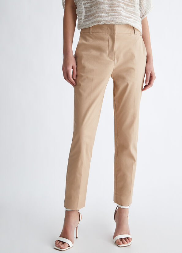 Liu Jo Eco-Friendly Cigarette Hose Damen Beige | SDC-492630