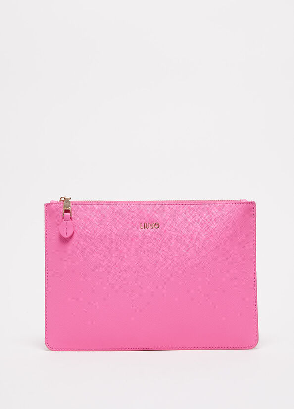 Liu Jo Eco-Friendly Clutch Tasche Damen Rosa | YSV-473951