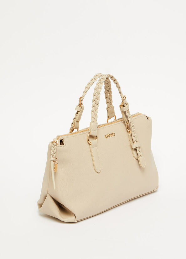 Liu Jo Eco-Friendly Handtasche Damen Beige | JER-418762