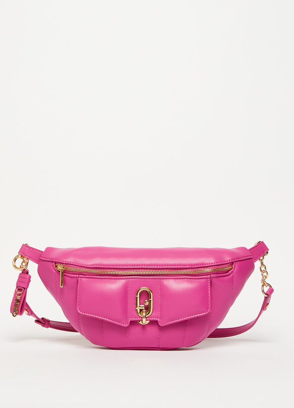 Liu Jo Eco-Friendly Pouch Gürteltasche Damen Fuchsie | TNQ-851467