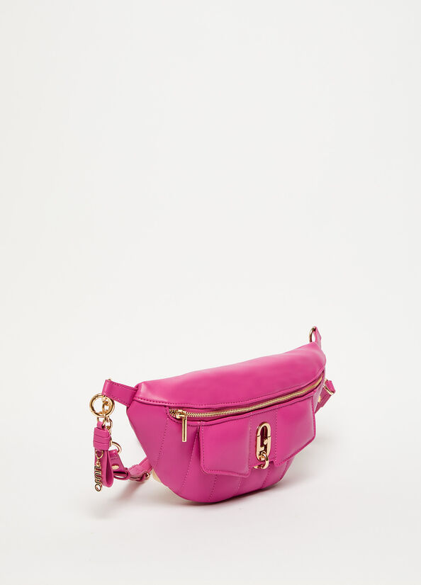 Liu Jo Eco-Friendly Pouch Gürteltasche Damen Fuchsie | TNQ-851467