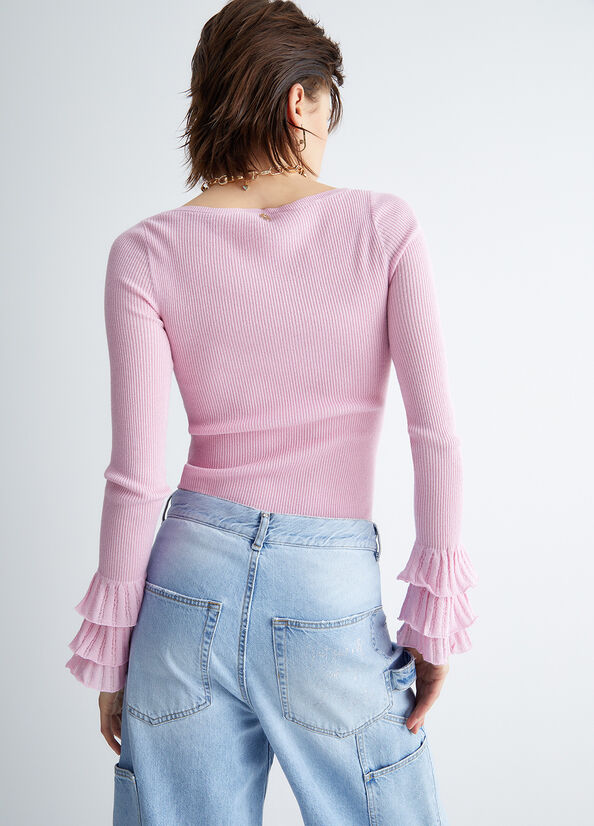 Liu Jo Eco-Friendly Pullover Damen Rosa | HYF-621748