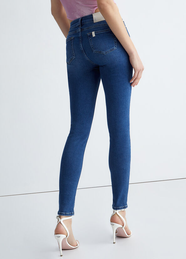 Liu Jo Eco-Friendly Röhrenjeans Damen Blau | QBS-569823