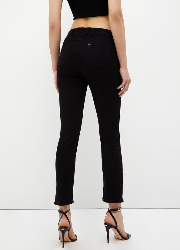 Liu Jo Eco-Friendly Röhrenjeans Damen Schwarz | BLZ-354168