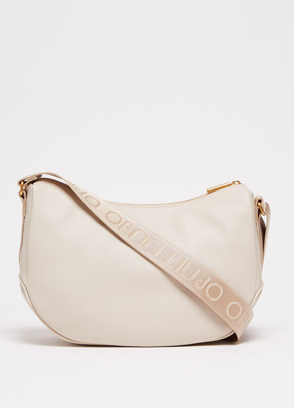 Liu Jo Eco-Friendly Schultertaschen Damen Beige | LCM-673459