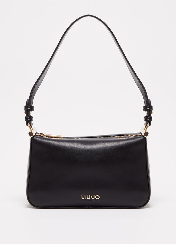 Liu Jo Eco-Friendly Shoulder Schultertaschen Damen Schwarz | EFU-290518