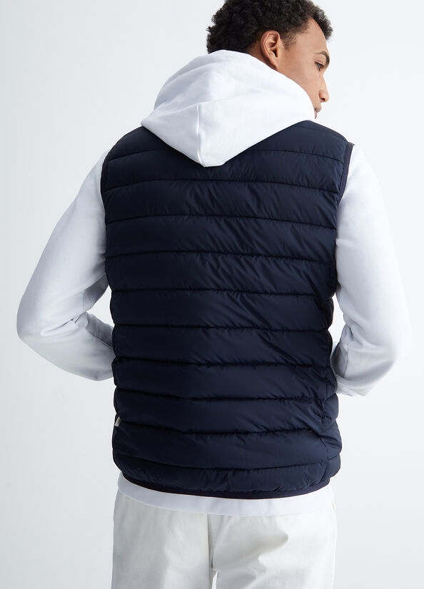 Liu Jo Gepolstert Gilet For Men Jacke Herren Dunkelblau | OCM-253681