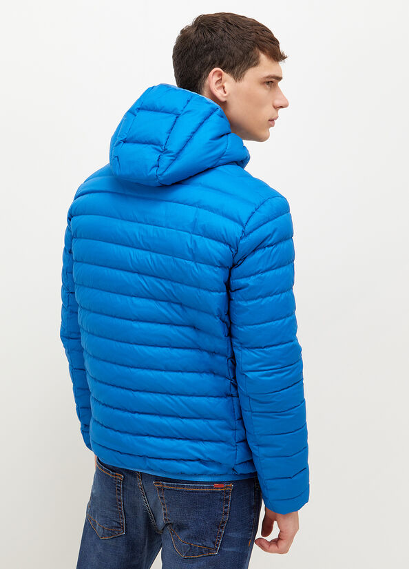 Liu Jo Gepolstert With Hood Jacke Herren Blau | BRN-053189