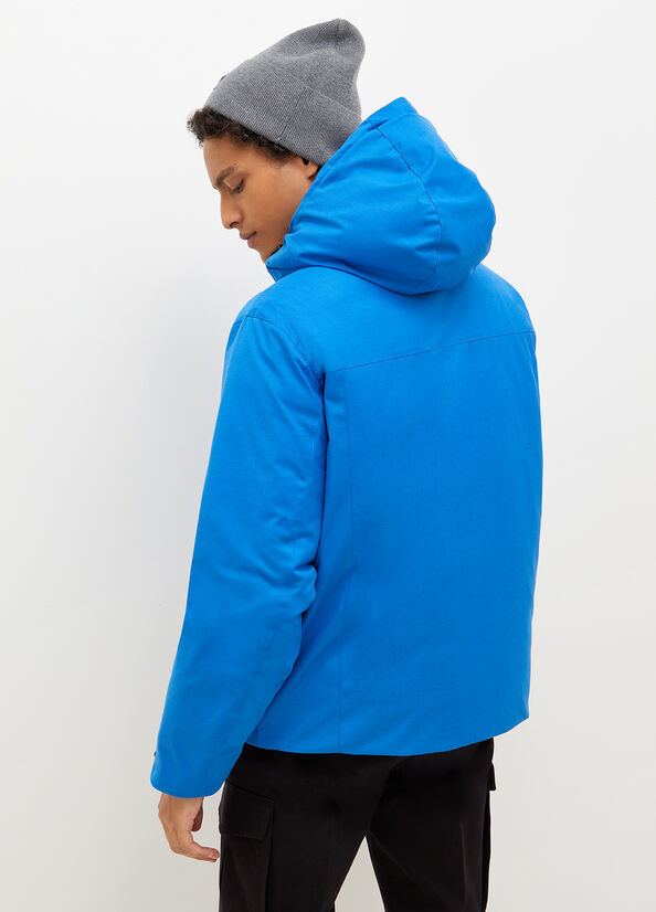 Liu Jo Gepolstert With Hood Jacke Herren Blau | CQZ-140537