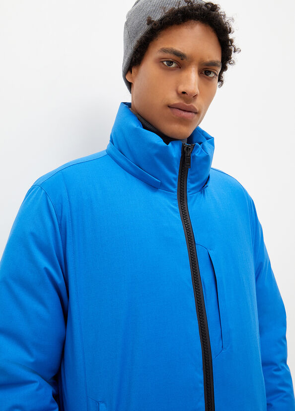 Liu Jo Gepolstert With Hood Jacke Herren Blau | CQZ-140537