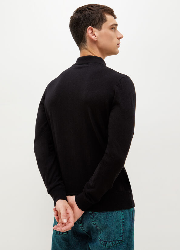 Liu Jo Knit Pullover Herren Schwarz | UWE-614095