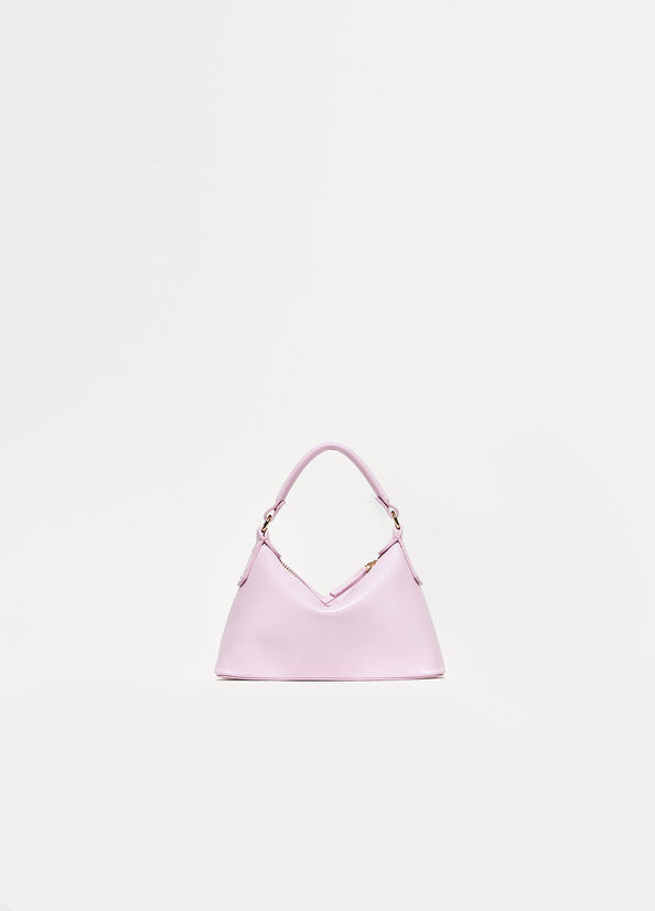 Liu Jo Leder Mini Hobo crossbody taschen Damen Hellrosa | ZDL-375029