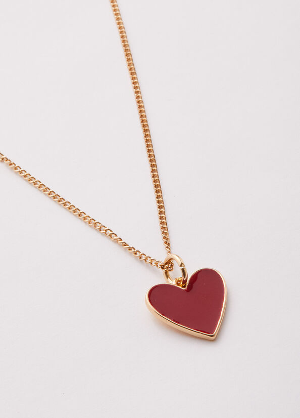 Liu Jo Necklace With Heart Schmuck Damen Rot | KWH-679834