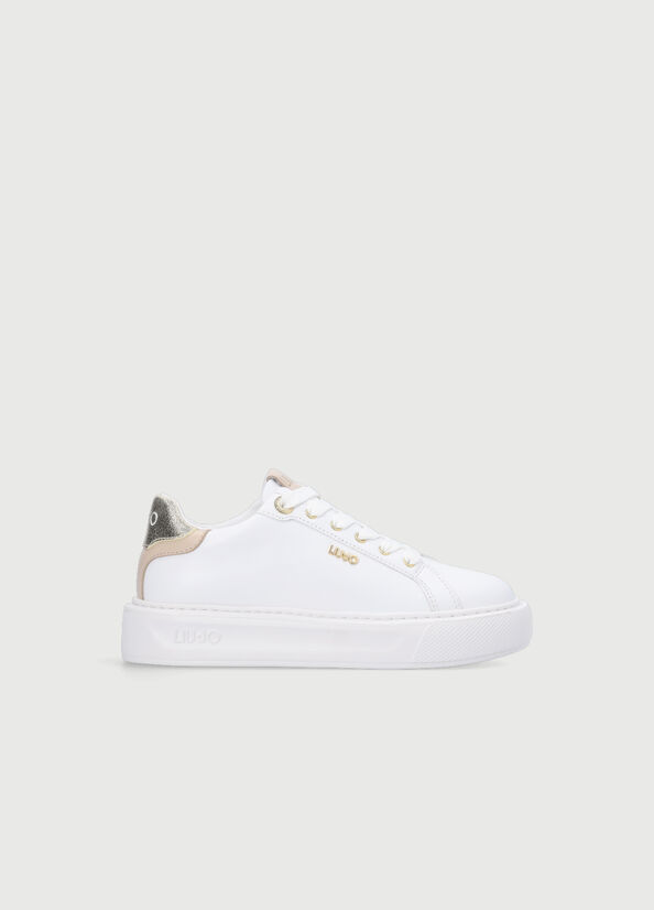 Liu Jo Plattform Sneakers Damen Weiß | MPS-783926