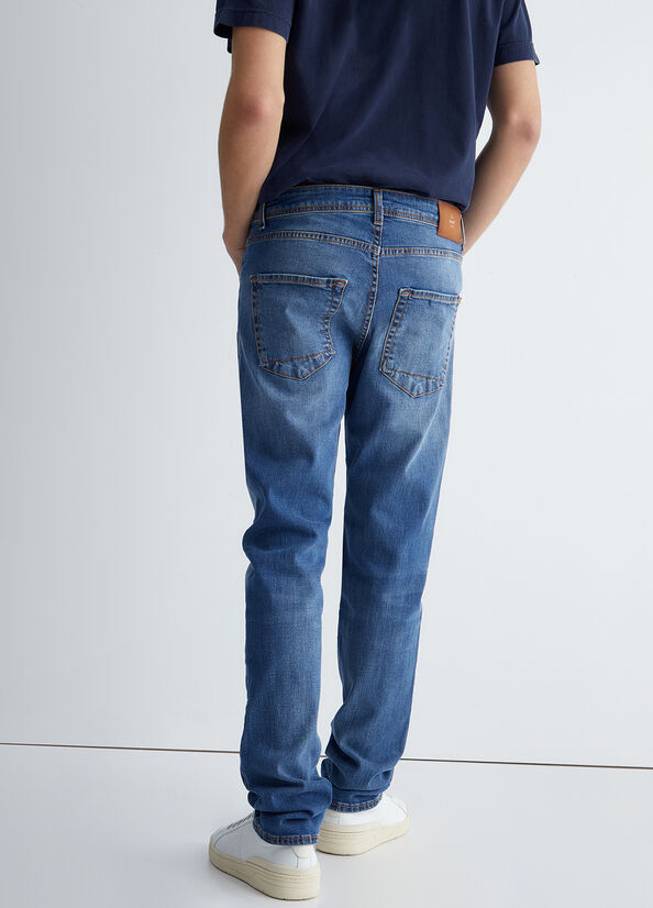 Liu Jo Regular Slim Jeans Herren Blau | ZKW-172954