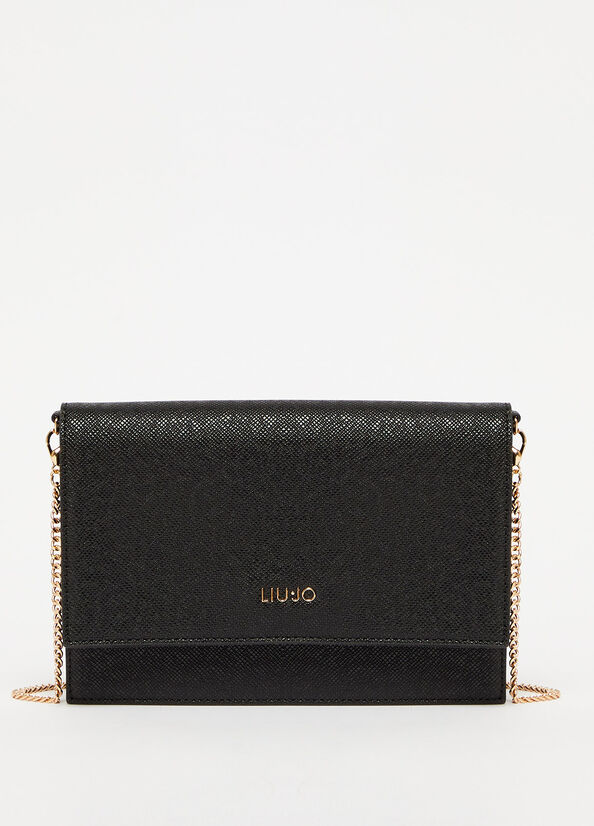 Liu Jo Small crossbody taschen Damen Schwarz | TDO-246179