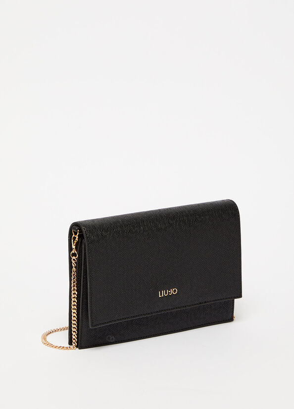 Liu Jo Small crossbody taschen Damen Schwarz | TDO-246179