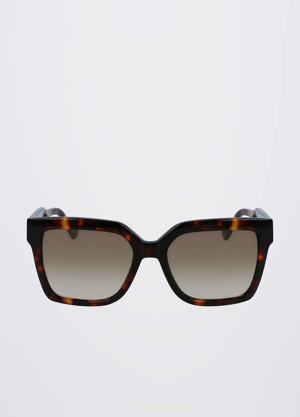 Liu Jo Squared Sonnenbrille Damen Schwarz | YWD-179625