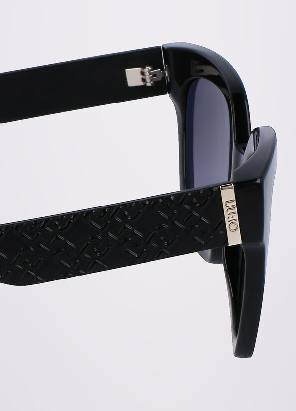 Liu Jo With 3d Pattern Sonnenbrille Damen Schwarz | RQZ-271869