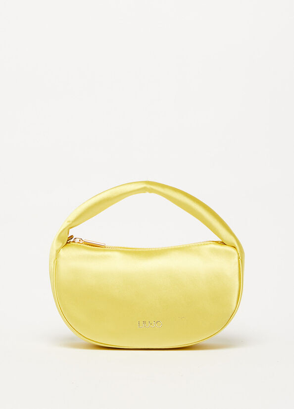 Liu Jo With Logo Handtasche Damen Gelb | IKJ-153460