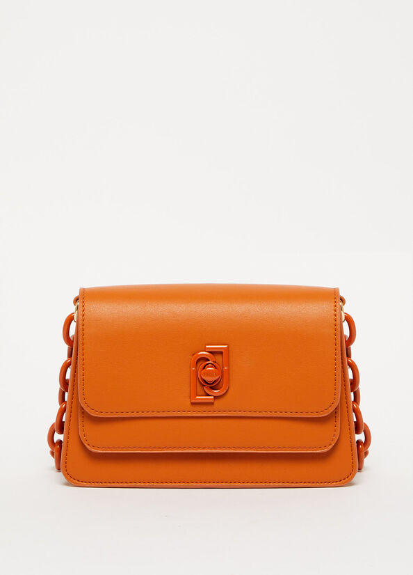 Liu Jo With Logo Handtasche Damen Orange | DWS-741268