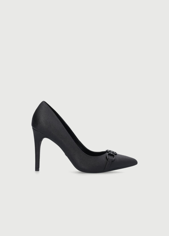 Liu Jo With Logo Stöckelschuhe Damen Schwarz | FZI-589624