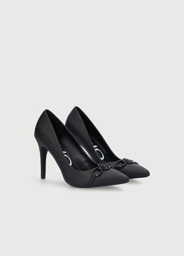 Liu Jo With Logo Stöckelschuhe Damen Schwarz | FZI-589624