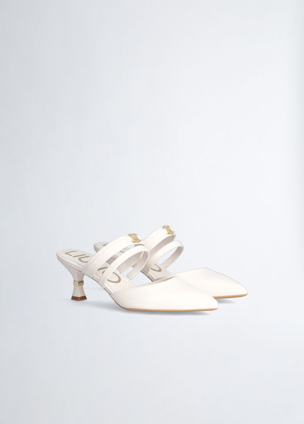 Liu Jo With Low Heel Sandalen Damen Weiß | DIO-972856