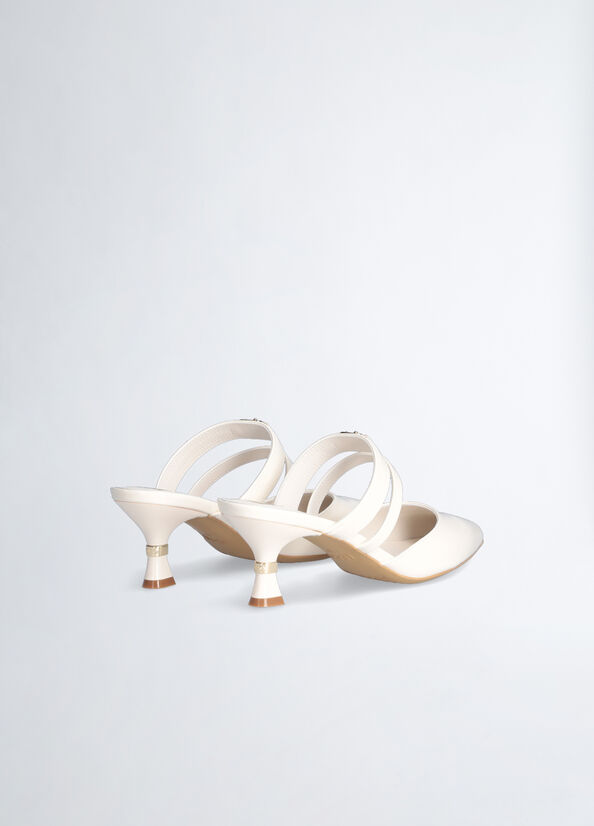 Liu Jo With Low Heel Sandalen Damen Weiß | DIO-972856