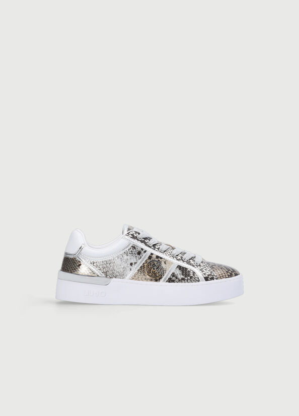 Liu Jo With Snakeskin Effect Print Sneakers Damen Schlangenoptik | WNJ-938541