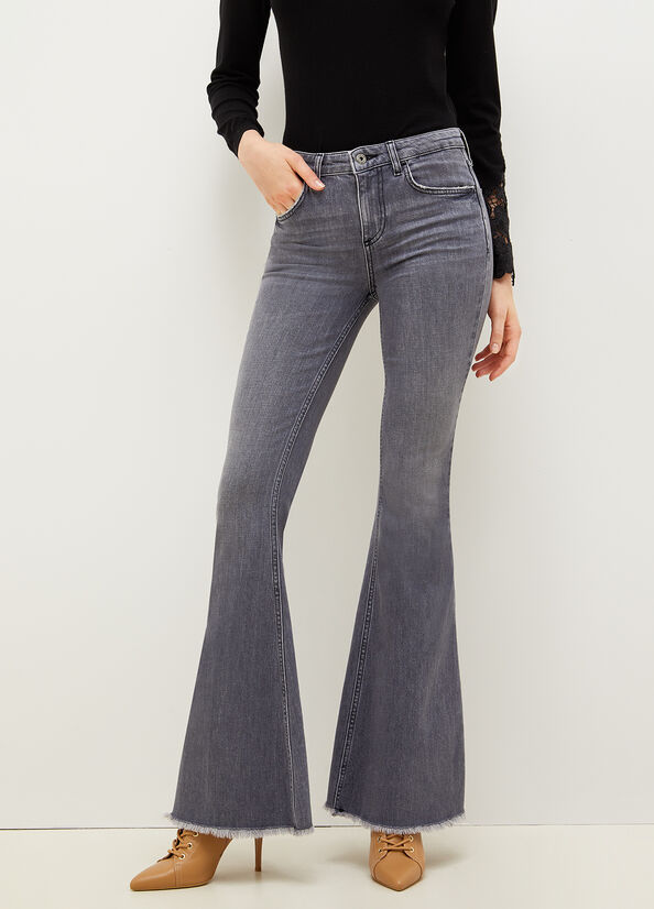 Liu Jo Eco-Friendly Straight Jeans Damen Grau | KLU-267918