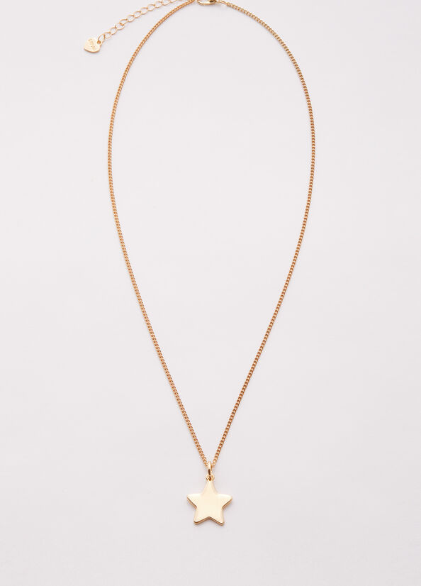 Liu Jo Necklace With Star Schmuck Damen Weiß | FQU-158263