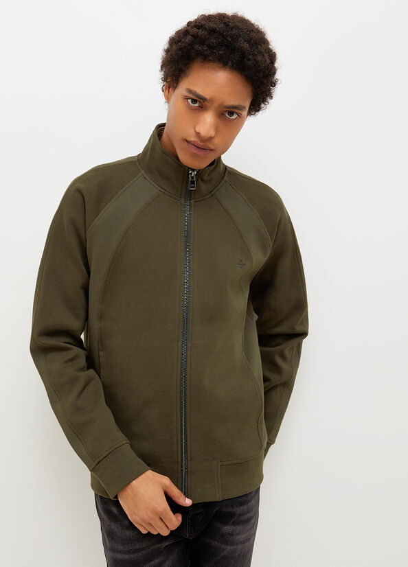 Liu Jo With Zip Pullover Herren Grün | XZR-497650